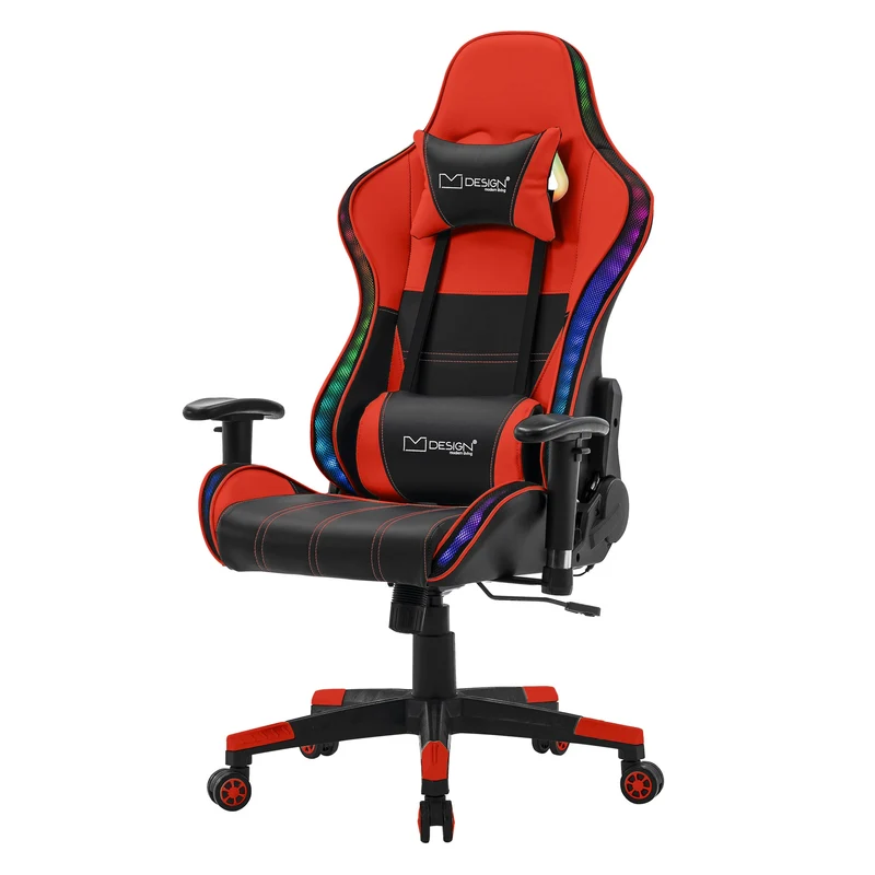Gaming Stuhl PVC-Leder RGB