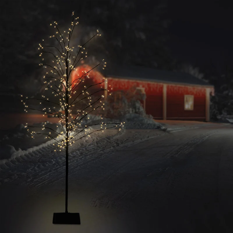 Weihnachtsdeko LED Baum mit 360 warmweißen LEDs IP44 150 cm