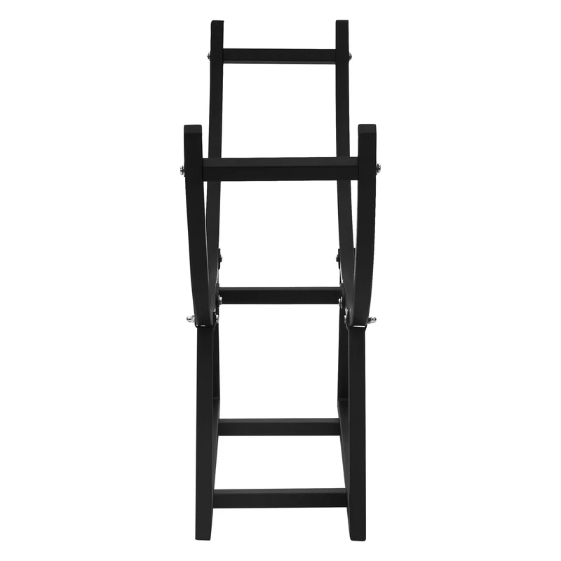 Kaminholzregal 55x21x94 cm Schwarz aus Metall ML-Design