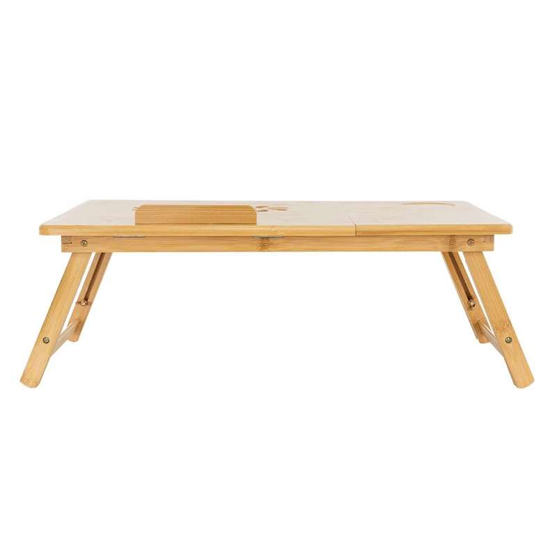 Laptoptisch klappbar Braun aus Holz ML-Design
