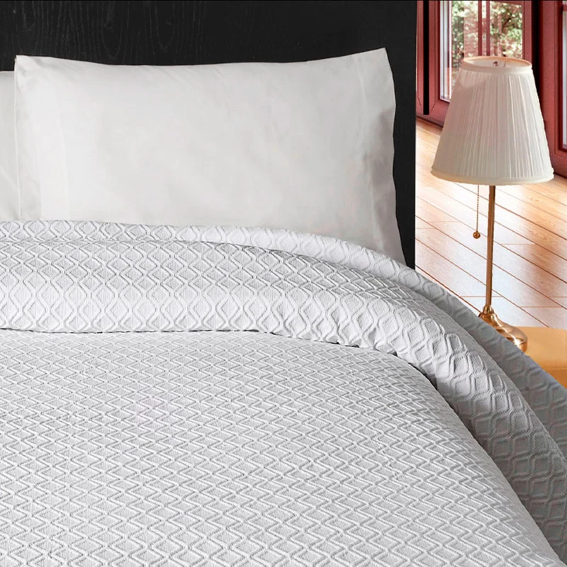 Copriletto in Cotone con Fantasia Jacquard - Miro