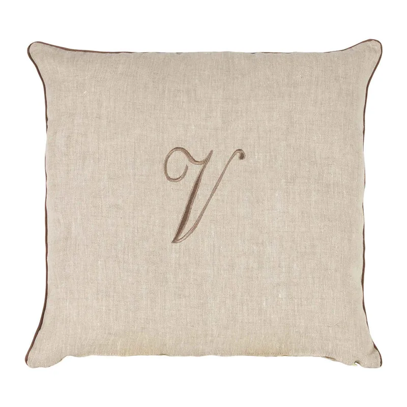 Cuscino Arredo in Lino Con Cifre - Santiago