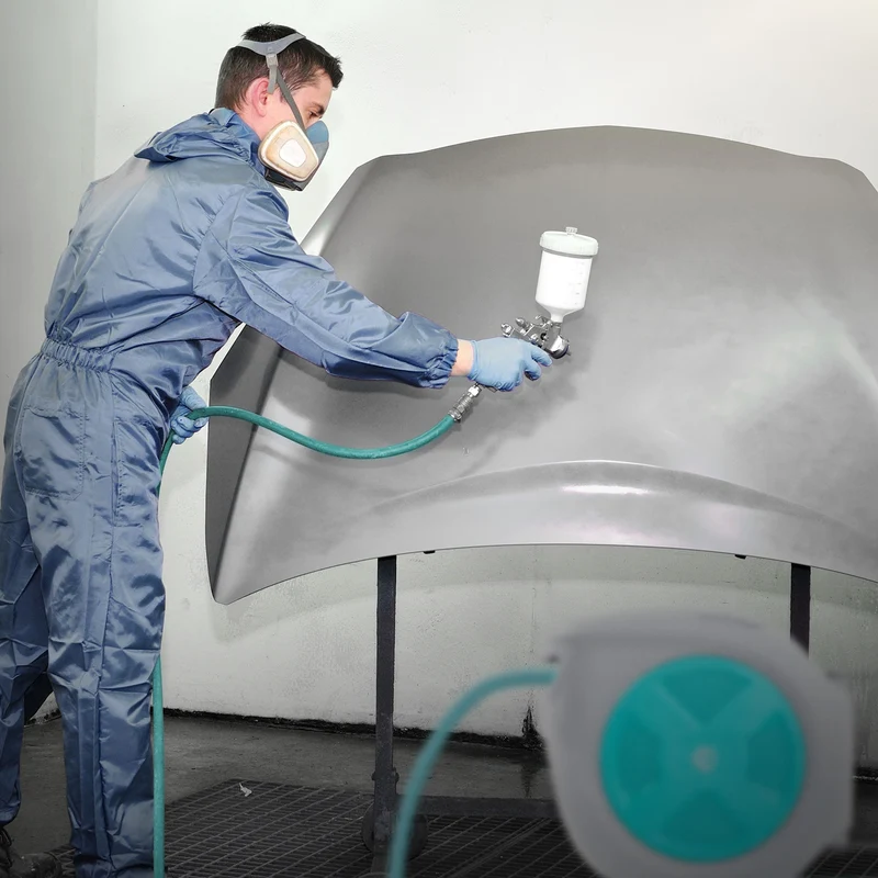 Druckluft Schlauchtrommel Automatik 15 m 1/4" Anschluss für Wandmontage