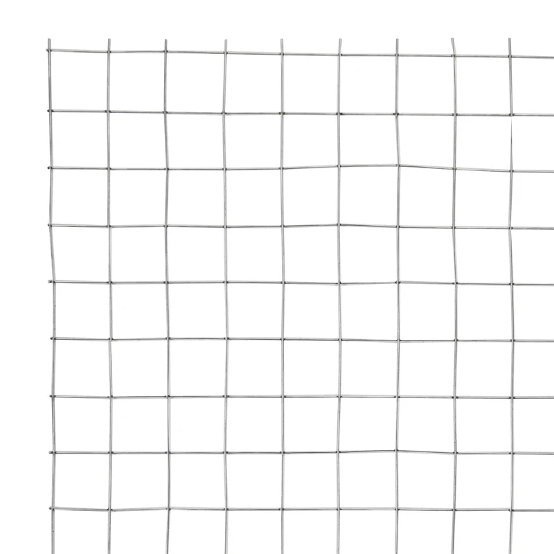 B-Ware Volierendraht Silber aus verzinktem Stahl 1x25m Drahtstärke 1,05mm Maschenweite 19x19mm