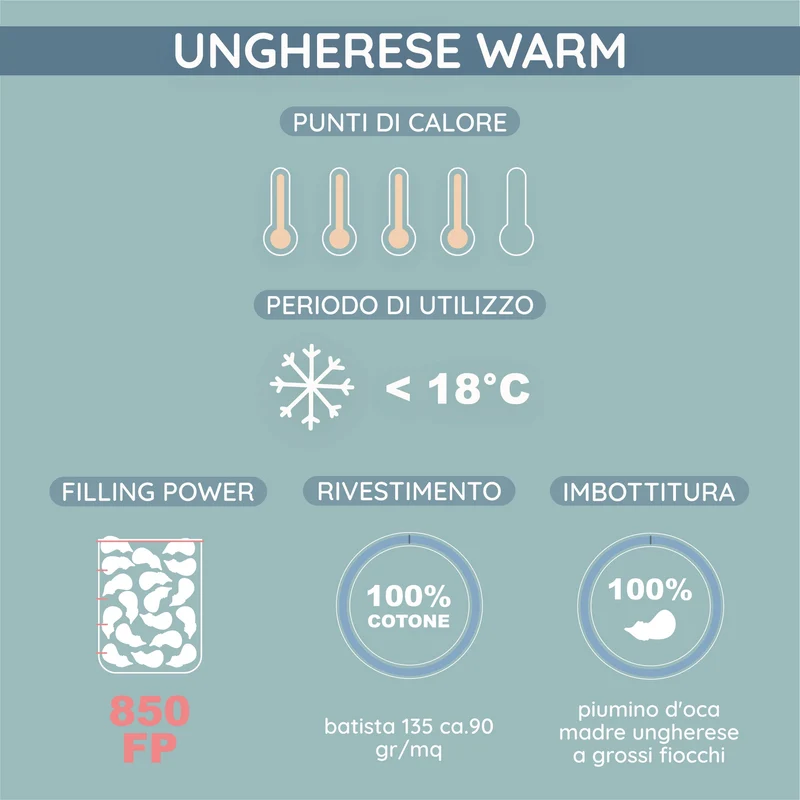 Daunex Ungherese Piumino Warm