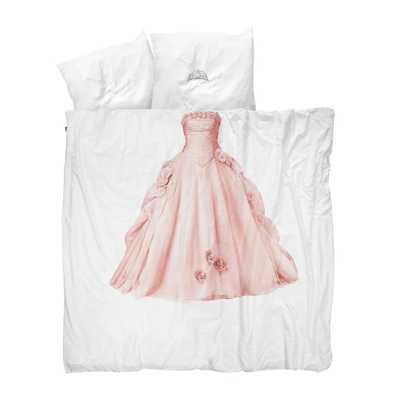 Snurk Parure Copripiumino in Puro Cotone - Principessa Rosa