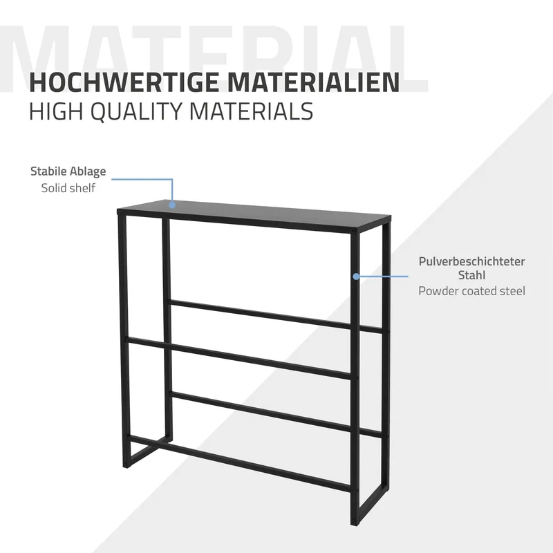Getränkekistenregal Getränkeregal 6 Kisten 100x32x108,5 cm Anthrazit aus Stahl ML-Design