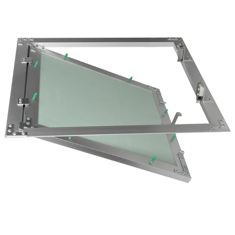 B-Ware Revisionsklappe GK-Einlage 600x600 mm mit Rahmen aus Aluminium