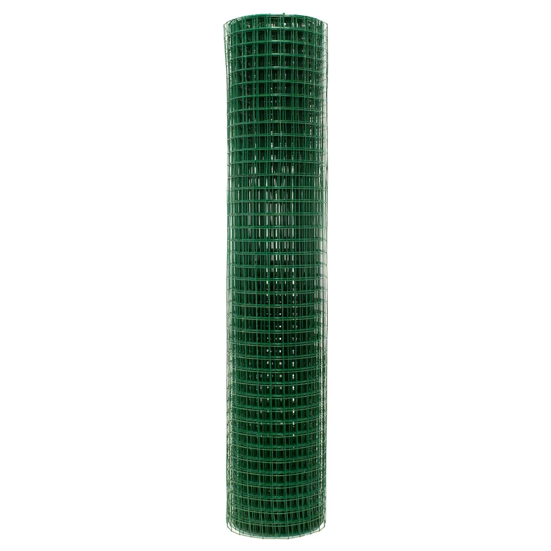 Volierendraht Grün aus verzinktem Stahl 1x10m Drahtstärke 1,2mm Maschenweite 25x25mm