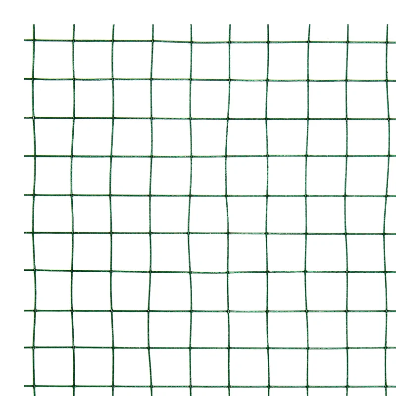 Volierendraht Grün aus verzinktem Stahl 1x10m Drahtstärke 1,2mm Maschenweite 25x25mm