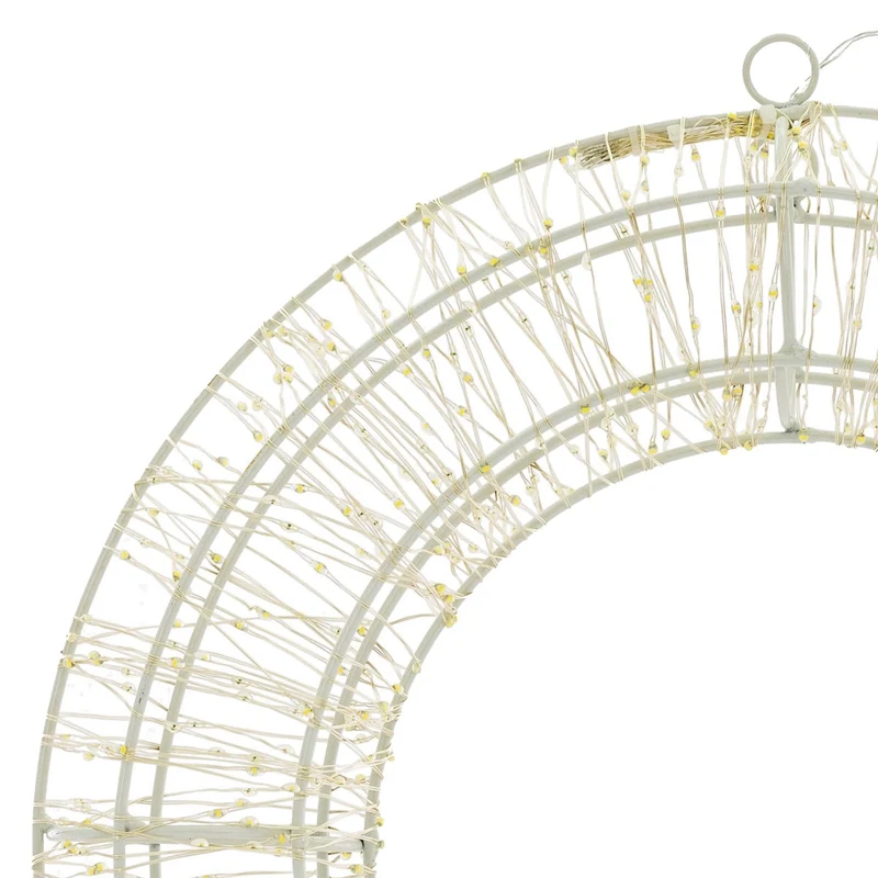 Weihnachtsdeko LED Kranz Ø 38cm warmweiß mit 960 LED's inkl. Timer