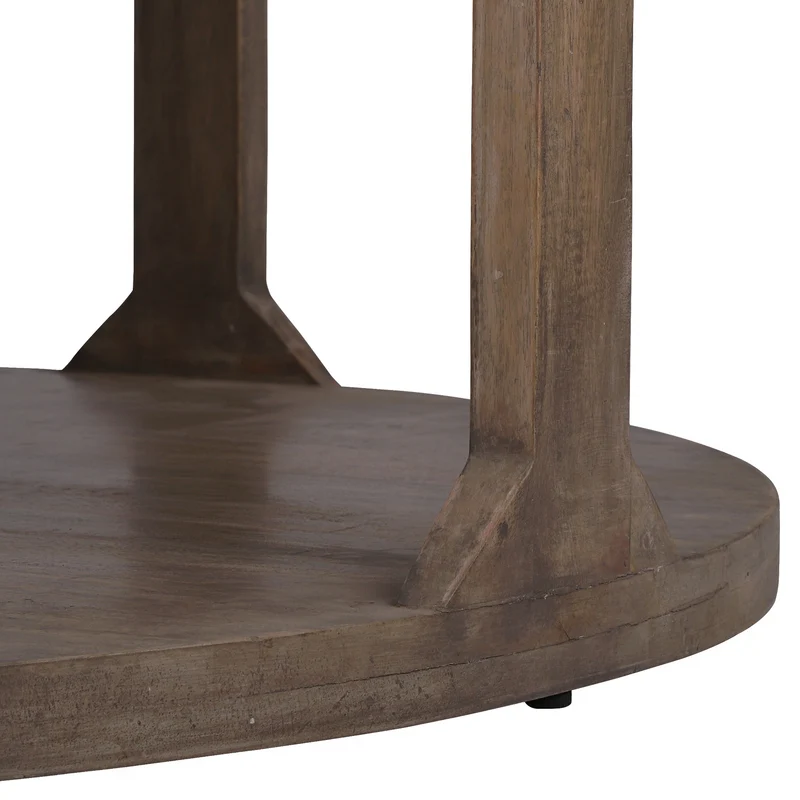 Couchtisch Ø 100x45 cm Natur aus Mangoholz WOMO-Design