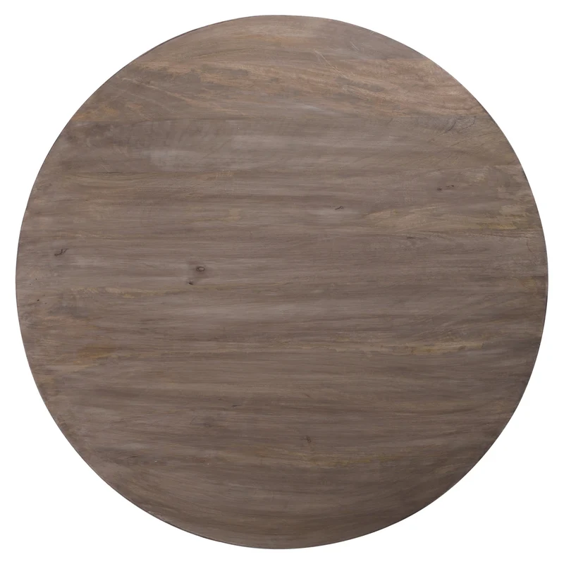 Couchtisch Ø 100x45 cm Braun aus Mangoholz WOMO-Design
