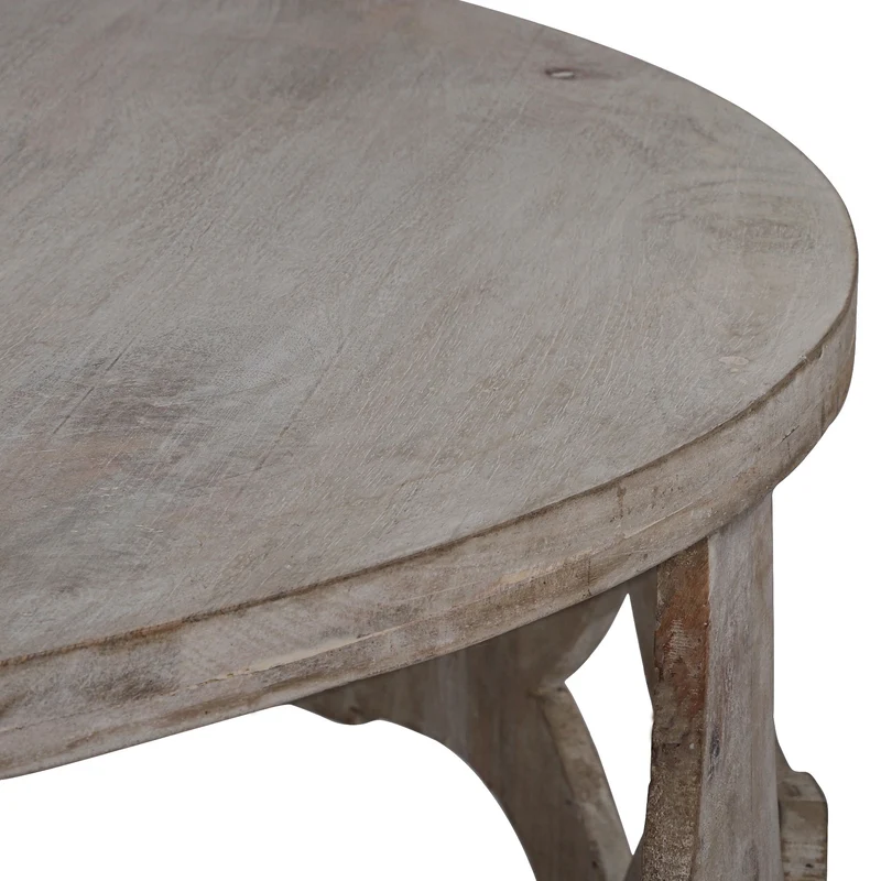 Couchtisch Ø 100x45 cm Natur aus Mangoholz WOMO-Design