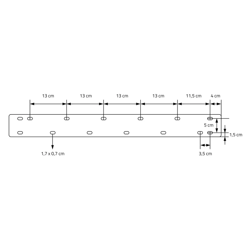B-Ware Tischbeine Tischgestell 2er Set U-Design schräg 75x72 cm Silber aus Edelstahl ML-Design