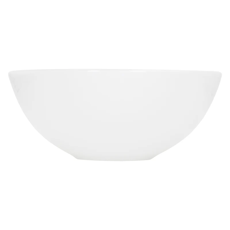 Waschbecken Rund ohne Überlauf Ø 28x11,6 cm Weiß aus Keramik LuxeBath