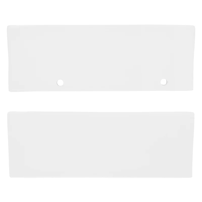 Waschbecken Eckig ohne Überlauf 35x20,5x12,5 cm Weiß aus Keramik LuxeBath