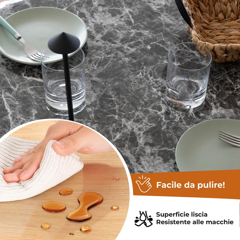 Copritavolo in PVC Stampato 1.2 mm Antimacchia Il Gruppone