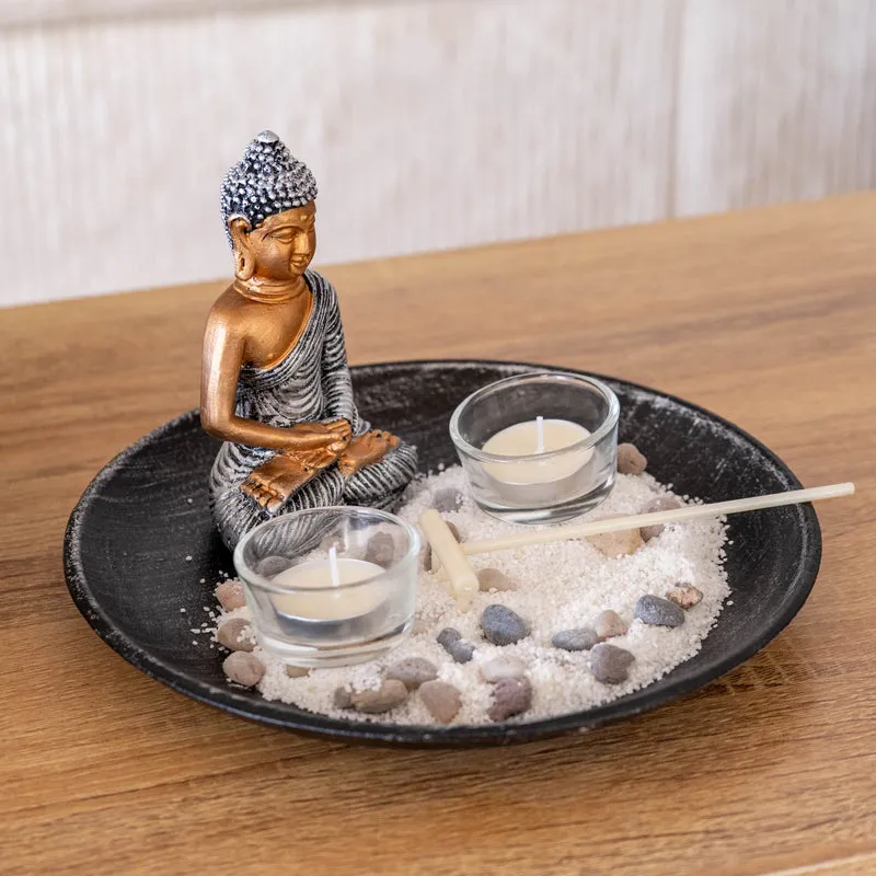 Giardino Zen da Tavolo con Buddha e Sabbia Il Gruppone