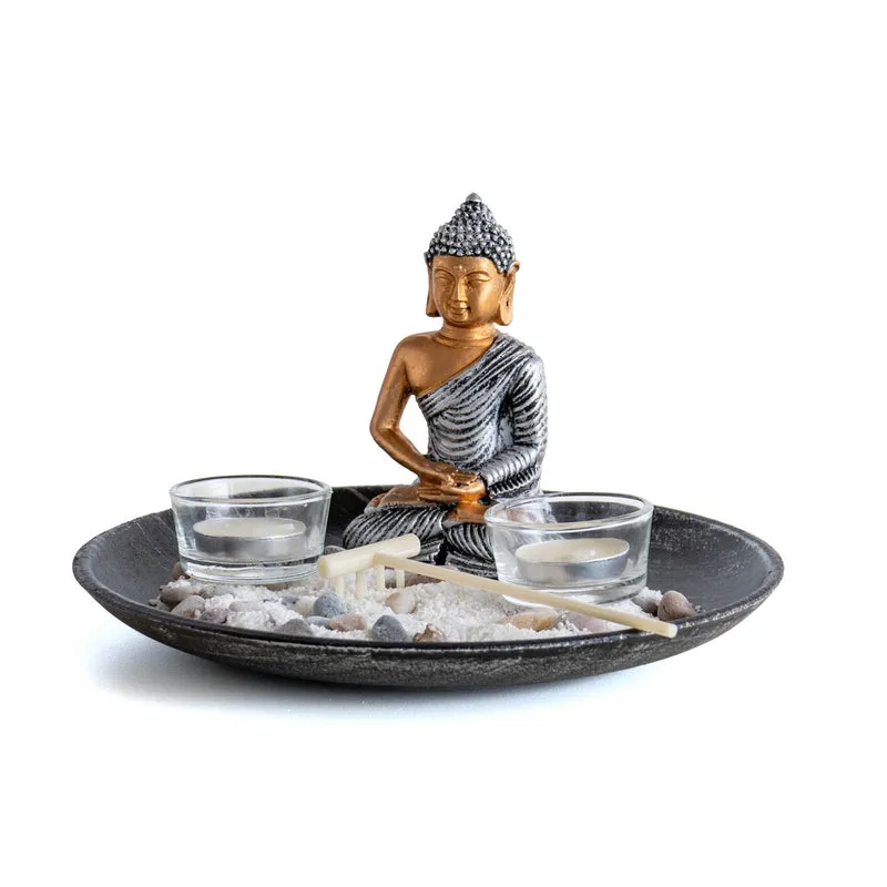 Giardino Zen da Tavolo con Buddha e Sabbia Il Gruppone