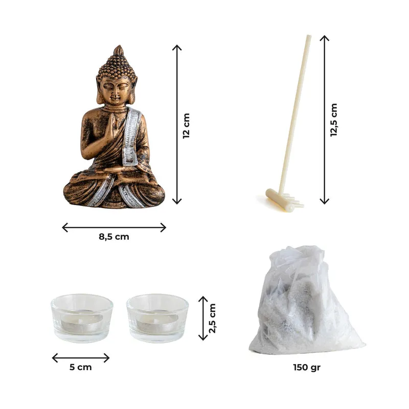 Giardino Zen da Tavolo con Buddha e Sabbia Il Gruppone