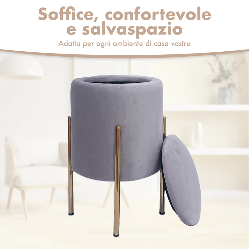 Poggiapiedi Salvaspazio Elegante 30x45 cm Il Gruppone