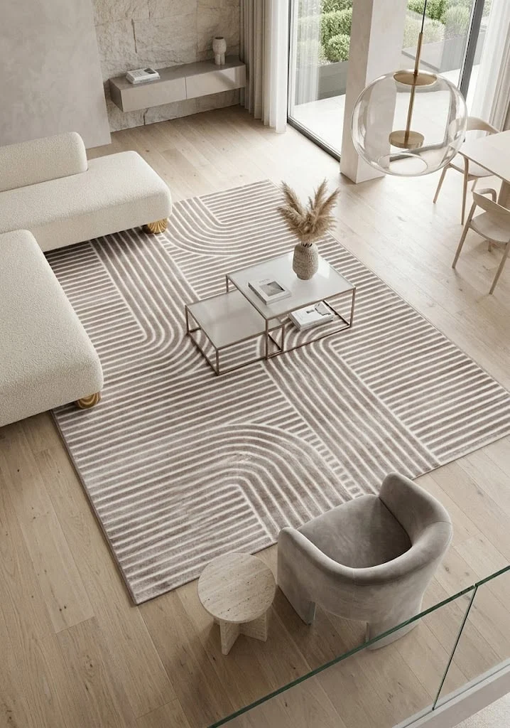 Tappeto Moderno Mito Beige