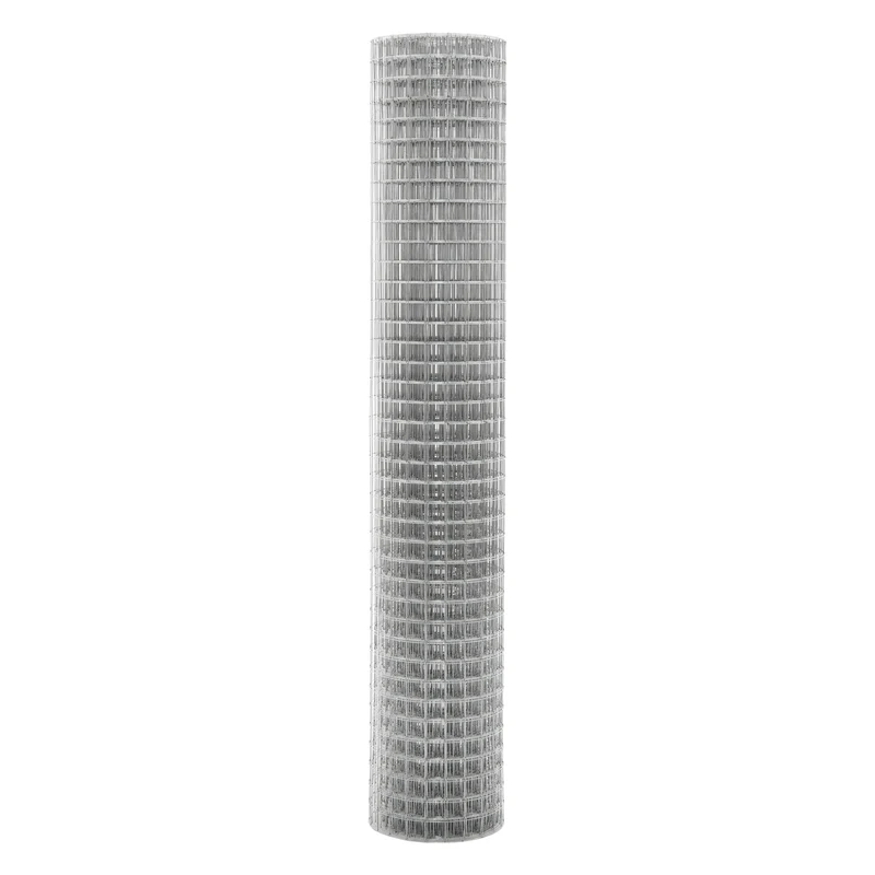 Volierendraht Silber aus verzinktem Stahl 1x10m Drahtstärke 0,7mm Maschenweite 12x12mm