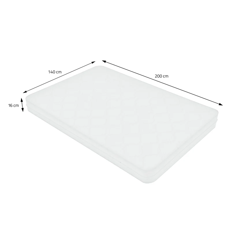 Matratze 140x200x16 cm aus Kaltschaum ML-Design