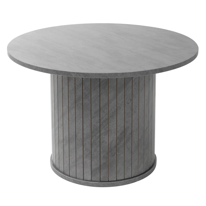 ML-Design | Couchtisch mit überstehender Tischplatte, rund, Wohnzimmertisch Kaffeetisch Sofatisch