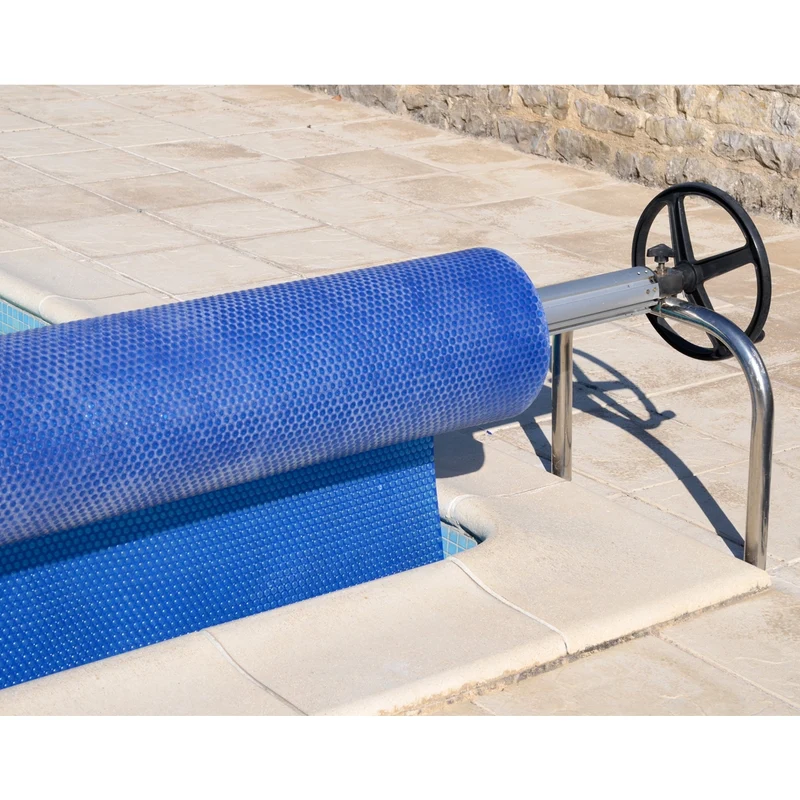 Pool Solarfolie Rund Ø 3,6 m 400µm Blau aus PE-Folie mit Luftkammern