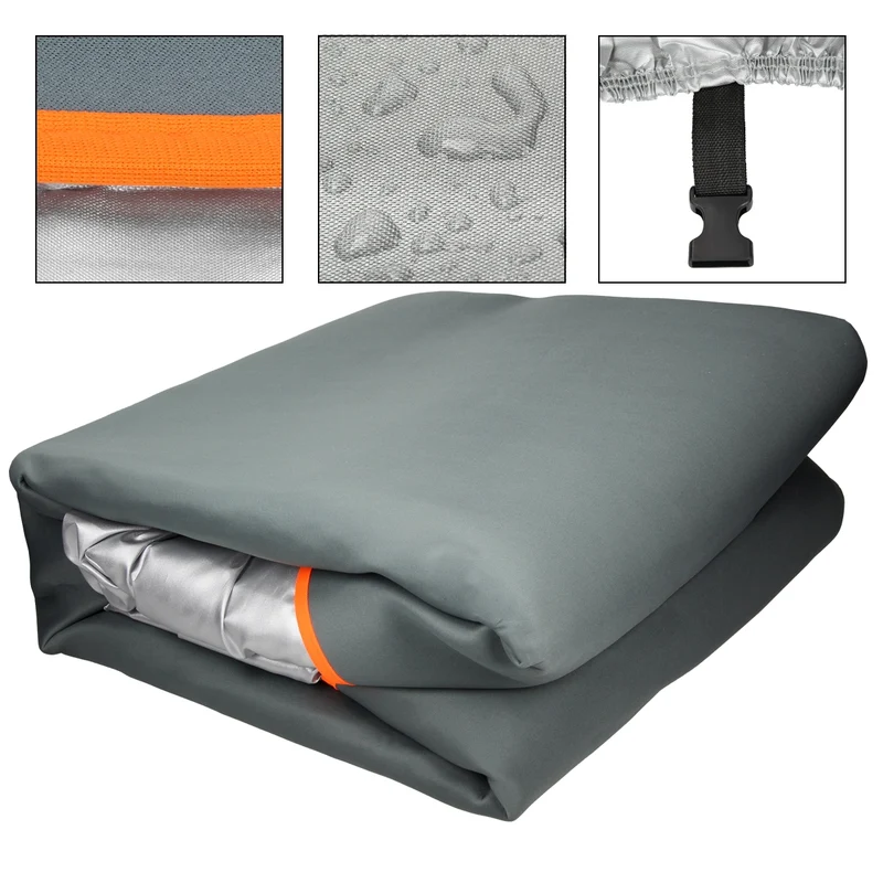 Ganzgarage für Kompaktwagen 431x165x119 cm wasserdicht aus Polyester