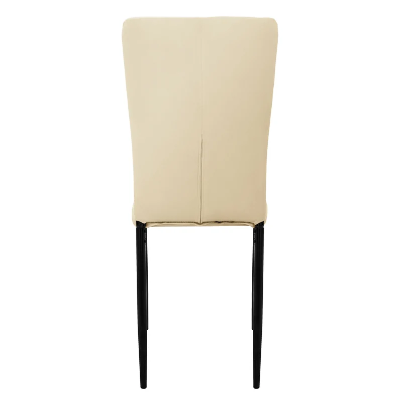 B-Ware Esszimmerstuhl 4er Set Taupe mit Samtbezug und Metallbeinen Küchenstuhl ML-Design