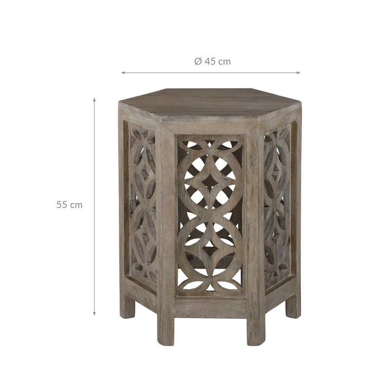 Couchtisch 2er Set Natur aus Mangoholz WOMO-Design
