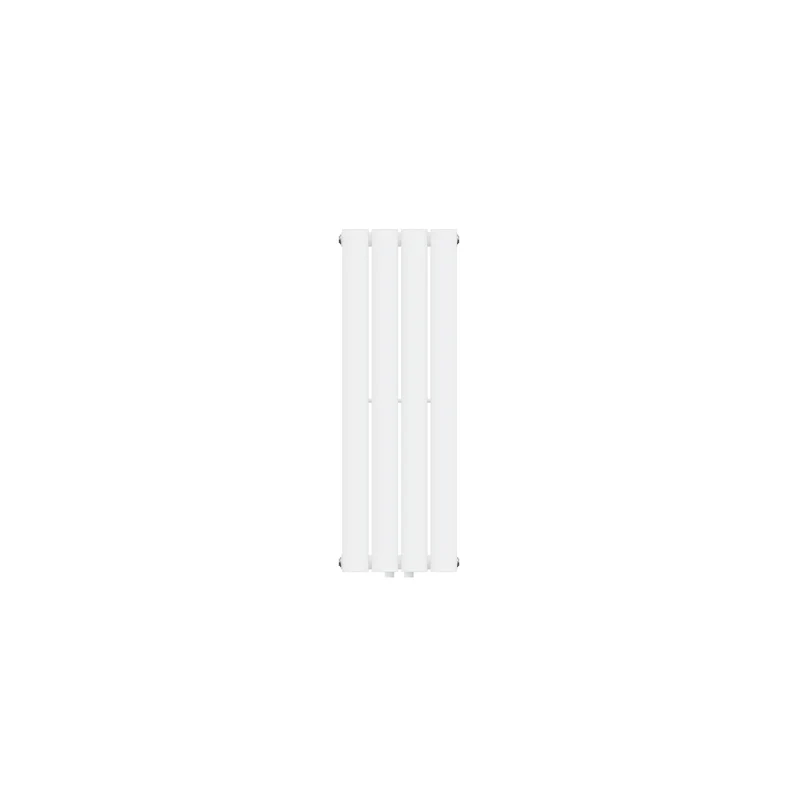 Badheizkörper Einlagig Vertikal 900x300 mm Weiß mit Mittelanschluss LuxeBath