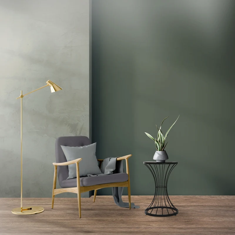 Beistelltisch in Stundenglas-Form Ø 38x57 cm Schwarz aus Metall und Holz ML-Design