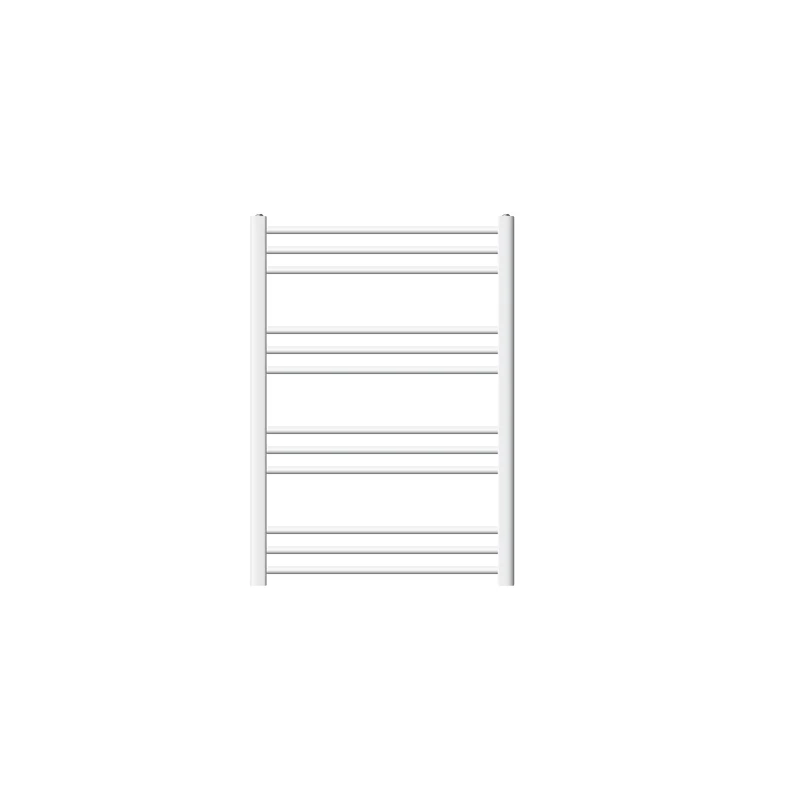 Badheizkörper Sahara 750x800 mm Weiß gerade mit Seitenanschluss LuxeBath