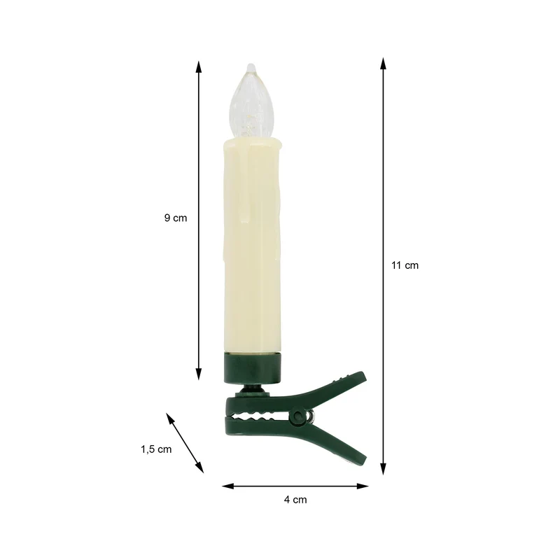 LED-Kerzen 20er Set warmweiß inkl. Fernbedienung