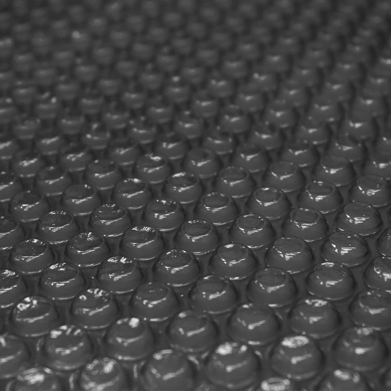 Pool Solarfolie Rund Ø 3,6 m 140µm Schwarz aus PE-Folie mit Luftkammern