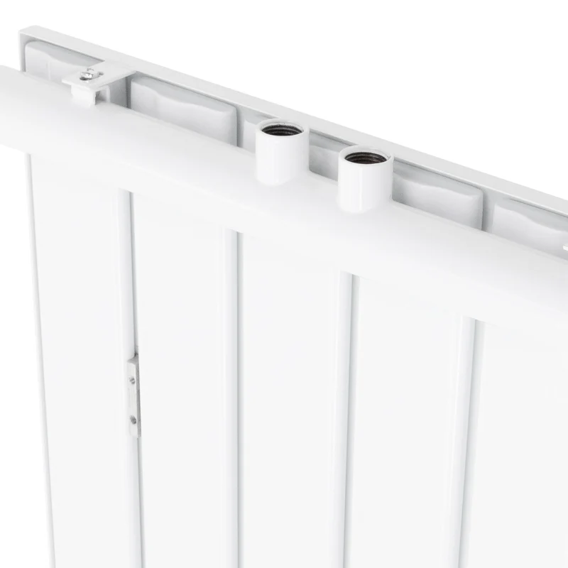 Badheizkörper 1800x452 mm Weiß mit Boden Anschlussgarnitur ML-Design