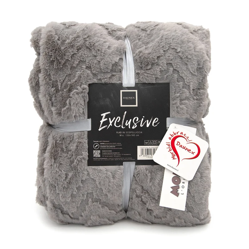 Plaid in MicroPile con Stampa in Rilievo - Exclusive