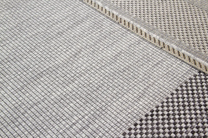 Tappeto Outdoor Flatweave Nero