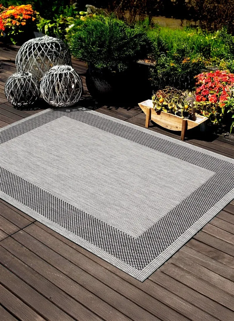 Tappeto Outdoor Flatweave Nero