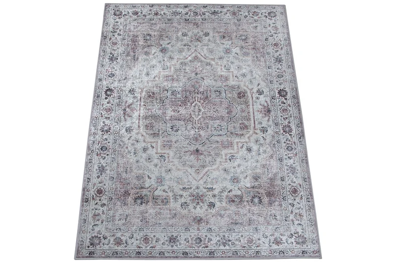Tappeto Classico Vintage Printed Grigio