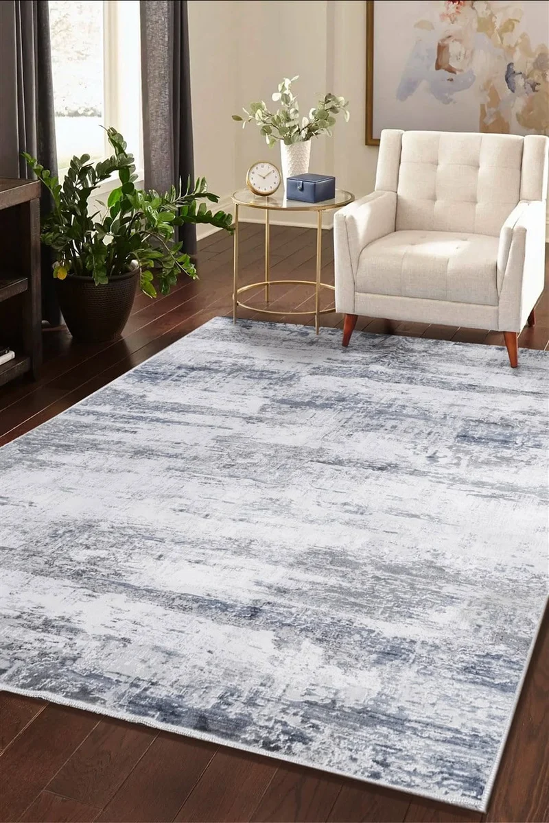 Tappeto Classico Vintage Printed Grigio