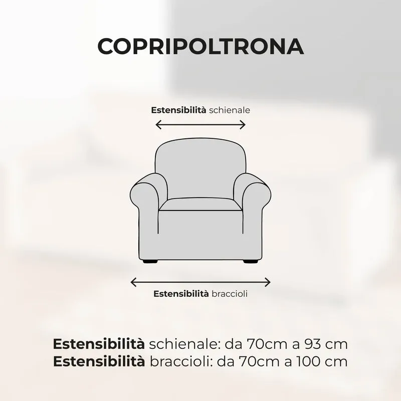Copridivano Elasticizzato Antimacchia in Velluto Il Gruppone