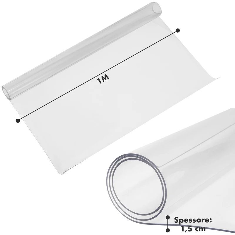 Copritavolo Trasparente PVC 1.5mm Il Gruppone
