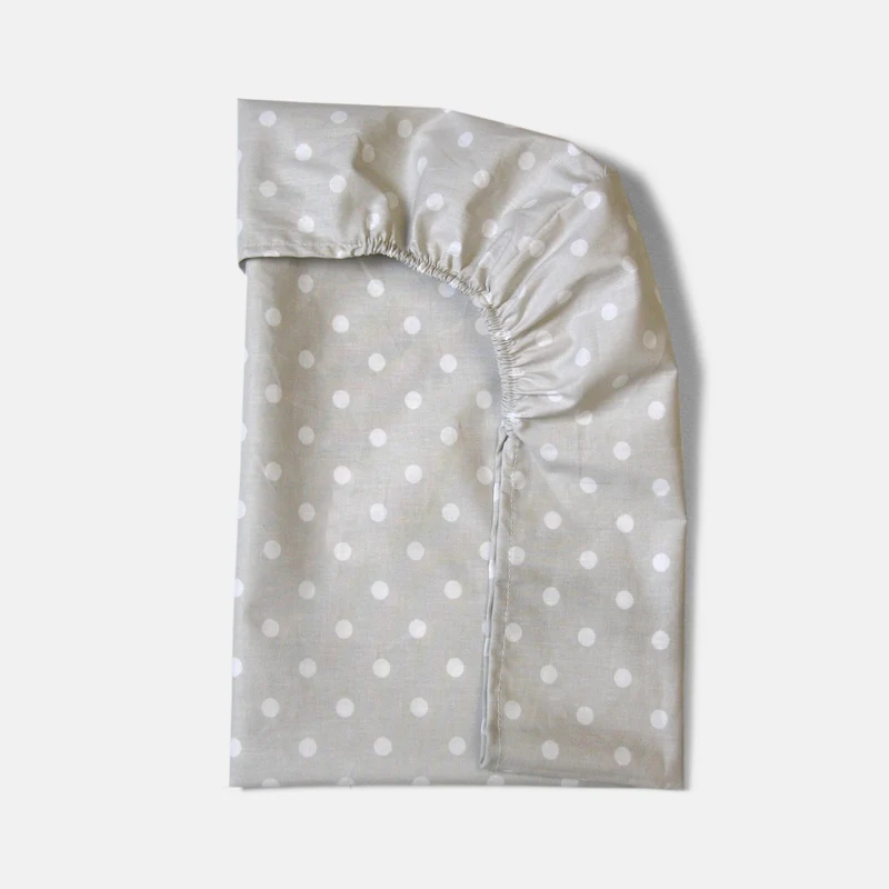 Lenzuolo Beige Pois Bianchi