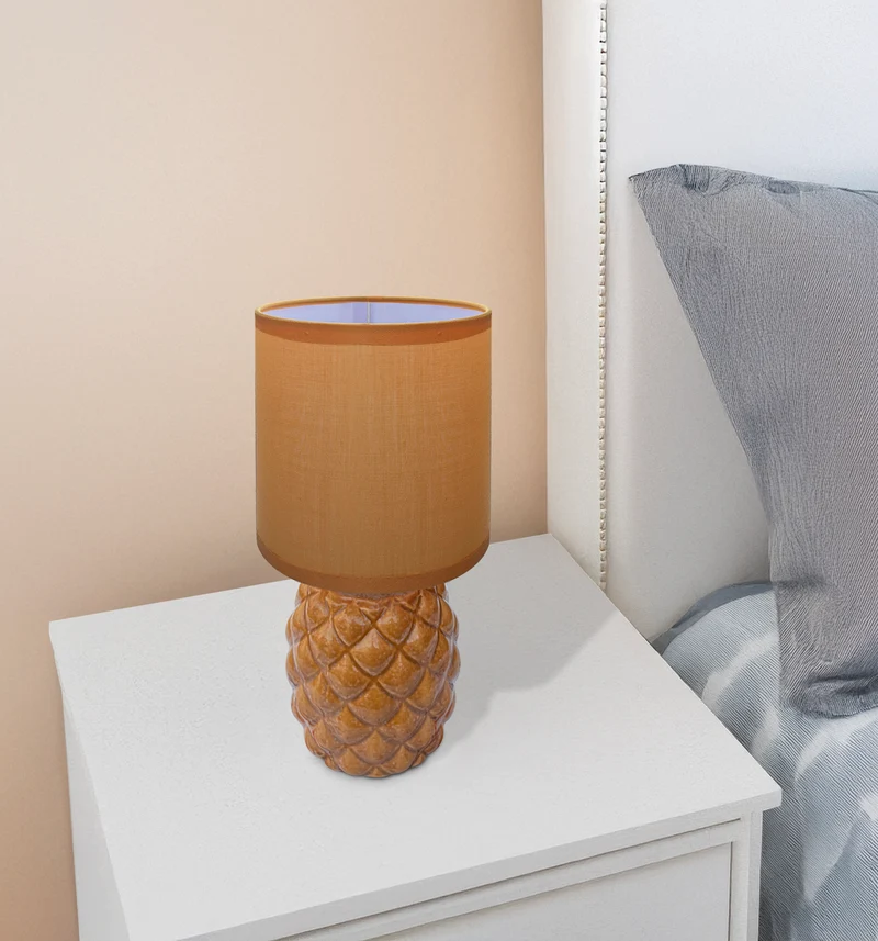 Lampada Moderna Da Comodino A Forma Di Ananas Certificata RoHS In Ceramica Il Gruppone