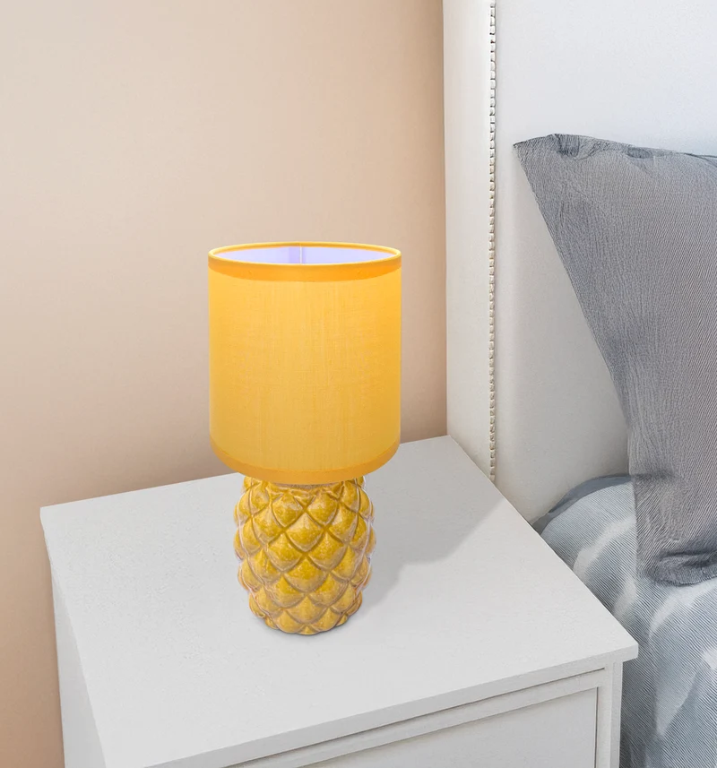 Lampada Moderna Da Comodino A Forma Di Ananas Certificata RoHS In Ceramica Il Gruppone